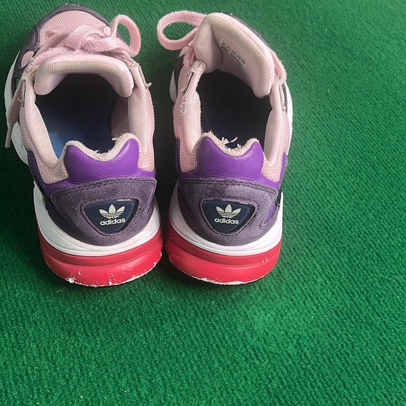 Adidas Pink and Gray Lace-Up Sneakers - Picture 5 of 6